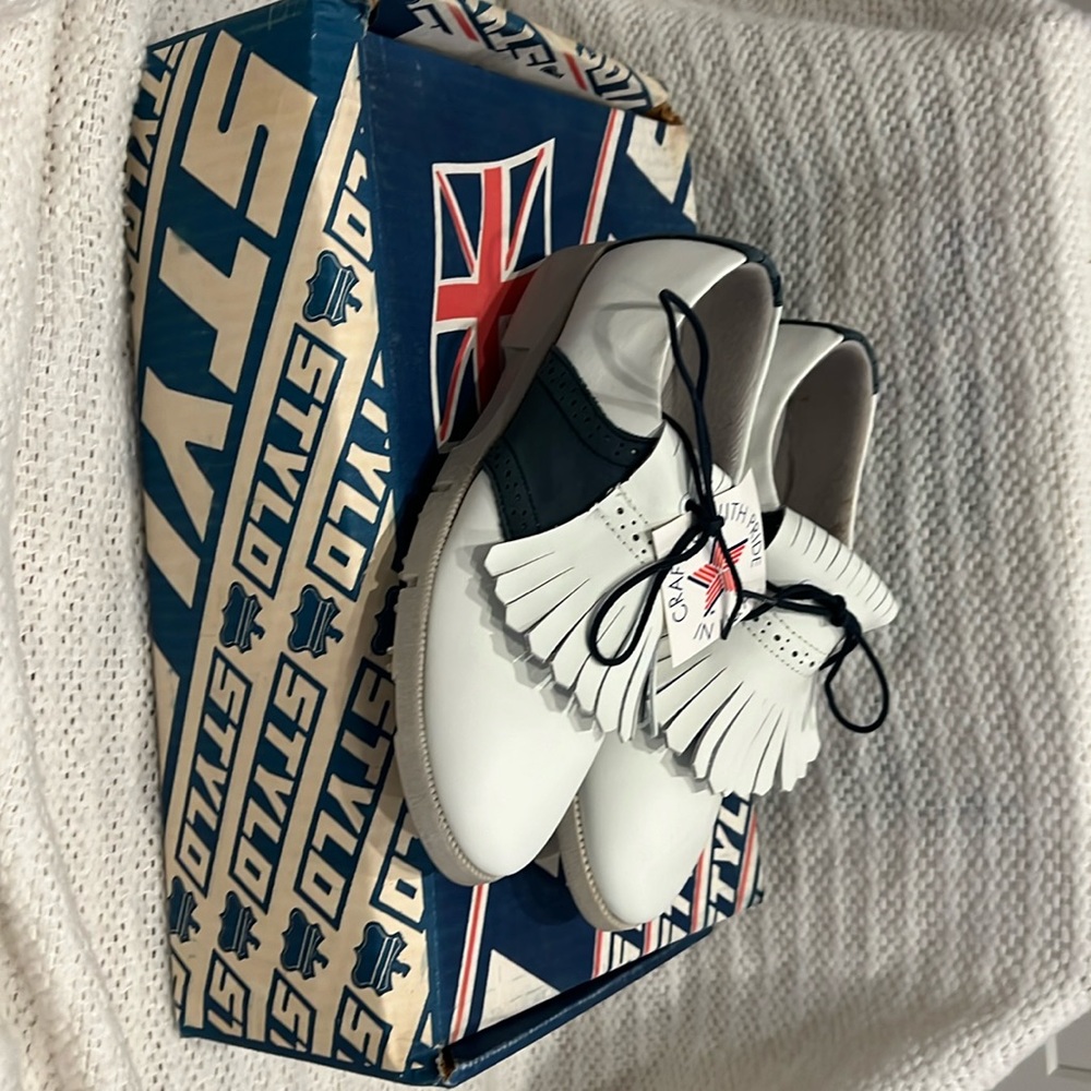 Stylo Vintage Metal Spike Golf Shoes